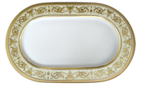 ОВАЛЬНАЯ ТАРЕЛКА БОЛЬШАЯ CONSTANZA - IMPERIAL CREAM (Кремовый), 36см, 1шт., Falkenporzellan, Германия, Артикул: FFAT566