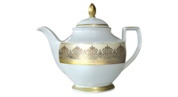 ЧАЙНИК С КРЫШЕЧКОЙ MARAKESH CREAM (Кремовый), 1100мл, 1шт., Falkenporzellan, Германия, Артикул: FAFT581