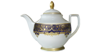 ЧАЙНИК С КРЫШЕЧКОЙ NATALIA COBALT (синий кобальт), 1100мл, 1шт., Falkenporzellan, Германия, Артикул: FFNT372